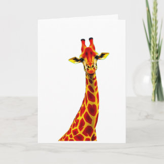 Greeting Card Giraffe