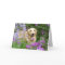 Greeting Card Golden Retriever in Flowers