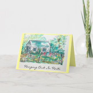 Greeting Card - Haitian Laundry
