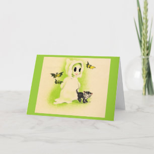 Greeting Card-Holiday Art-Vintage Halloween 10 Card