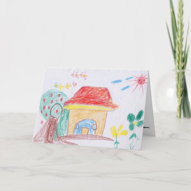 GREETING CARD: "Home" by Ya Hieu (2nd grade) Card (Front)