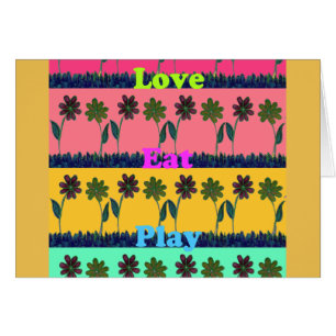 Greeting Card Horizontal Template
