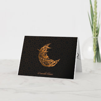 Greeting card in Ramadan