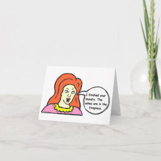 Greeting card/Just Because card - humourous