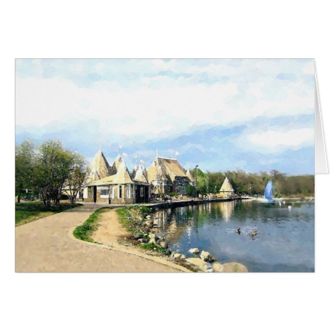 GREETING CARD: Lake Harriet, Mpls., MN_Card (Front Horizontal)