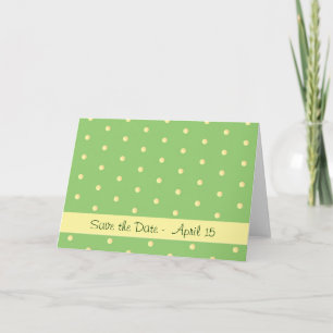 Greeting Card: Lemon Lime Dots Card