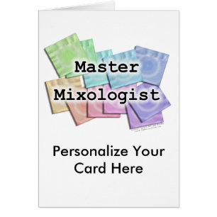 Greeting Card - MASTER MIXOLOGIST
