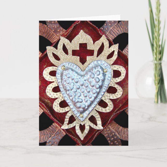 Greeting card "Milagro Heart" (Front)