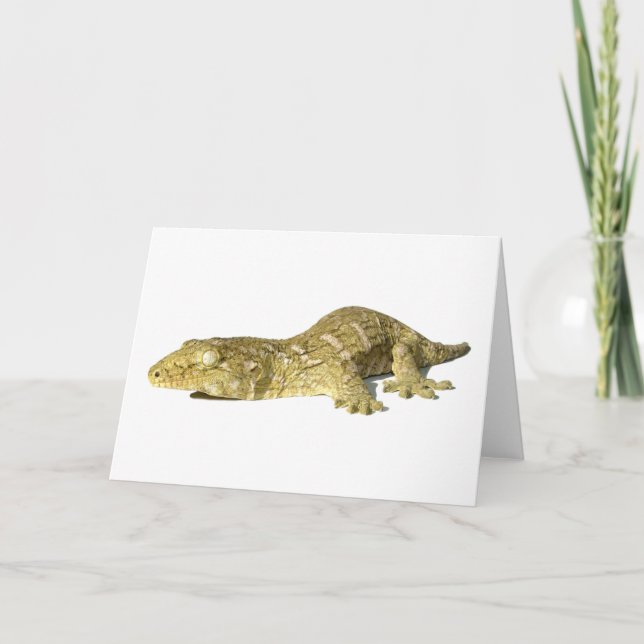 Greeting Card - New Caledonian Giant Gecko (Front)