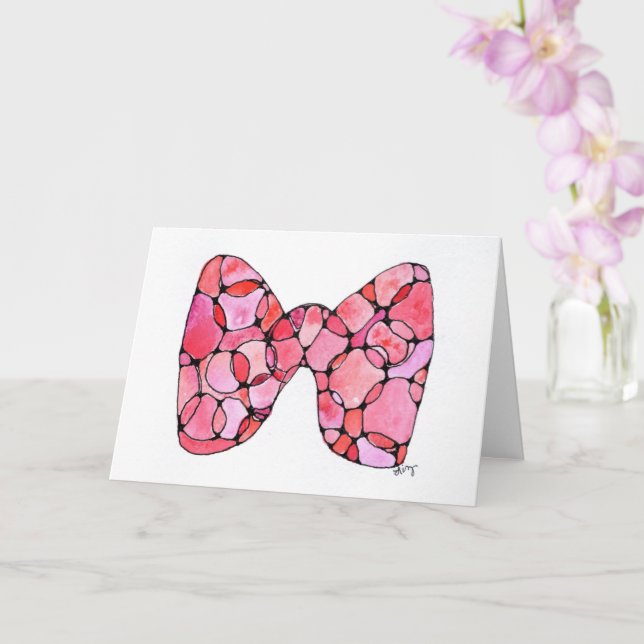 Greeting Card - NGA Watercolor - Thyroid (Orchid)