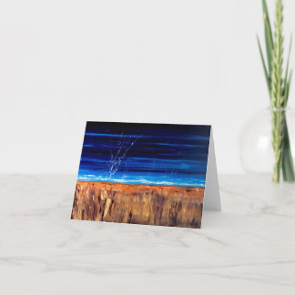 Greeting Card/Note Card-Healing Colours-BLUE Card