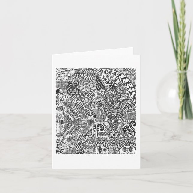 Greeting card of some mini sketches (Front)