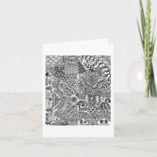 Greeting card of some mini sketches