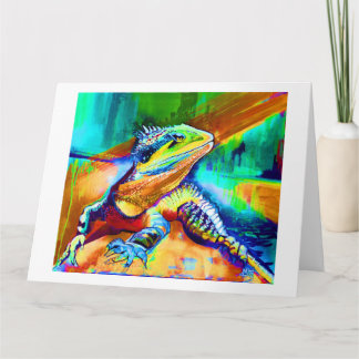 GREETING CARD - PAINTING OF WATER DRAGON