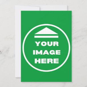 Greeting Card - Personalized - Add Image / Text