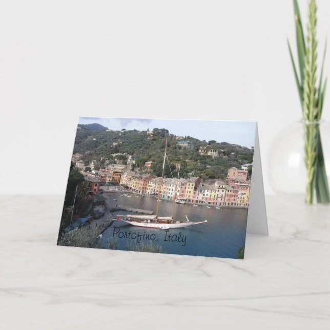 greeting card - Portofino, Italy (Front)