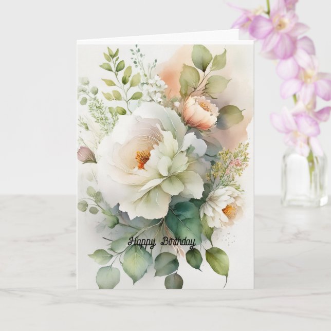 greeting card Rose (Orchid)