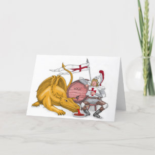 Greeting card - Saint George and the Dragon