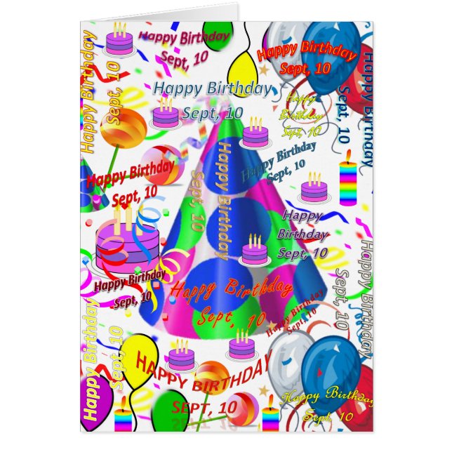 Greeting Card Septembre (Devant)