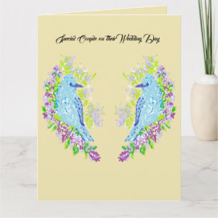Greeting Card ; Special Couple  thier Wedding Day