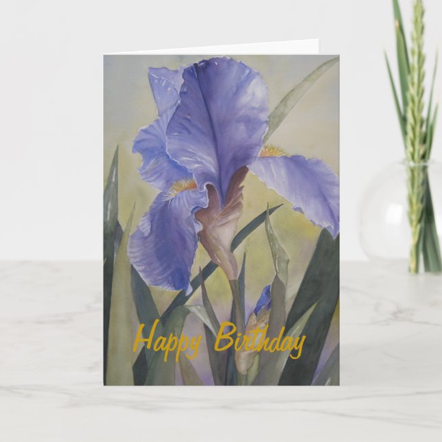 Greeting Card - Spring Rhapsody, Happy Birthday (Front)