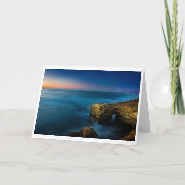 Greeting Card - Sunset at the Arch (Front)