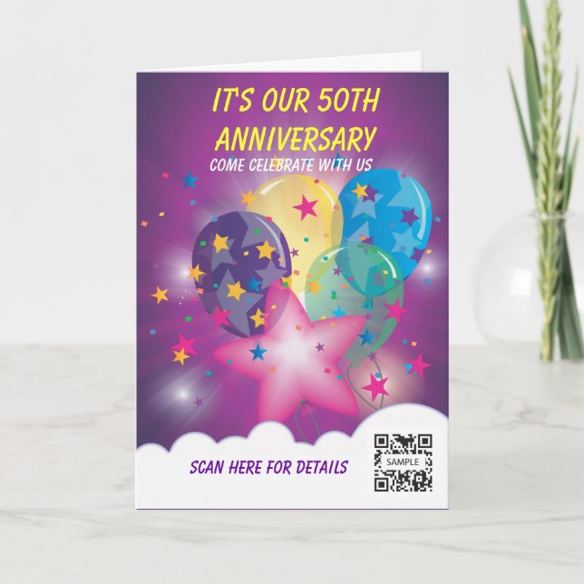 Greeting Card Template Celebration (Front)