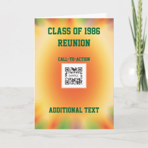Greeting Card Template Class Reunion