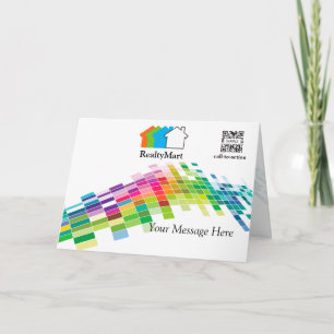 Greeting Card Template House Realtors
