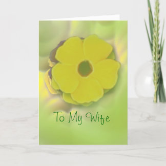 Greeting Card - To My Wife