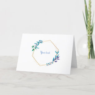 GREETING CARD TO THE FAMILY.