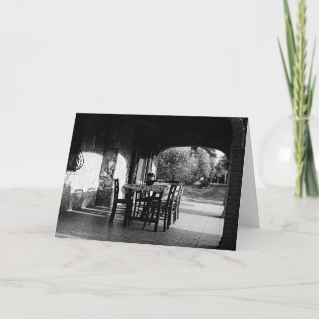 Greeting Card: Tuscany Card (Front)