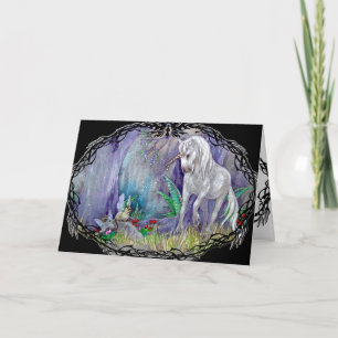 Greeting Card - Unicorn Fairy Cats
