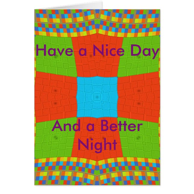 Greeting Card Vertical Template (Front)