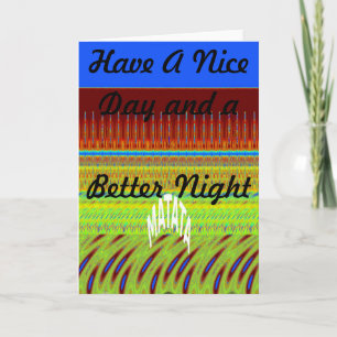 Greeting Card Vertical Template