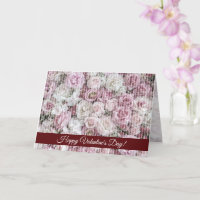 Greeting Card - Victorian Roses Collage