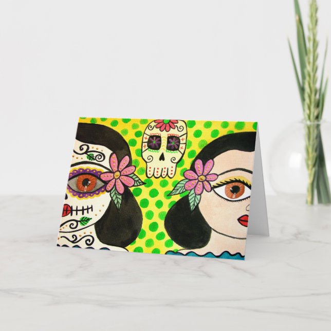 Greeting card "Vida-Muerte"-Day of the dead (Front)