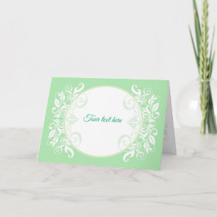Greeting card, wedding invitation, floral ornament invitation