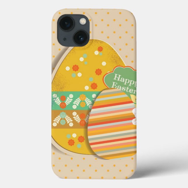 Greeting card with Easter egg symbol Case-Mate iPhone Case (Back)