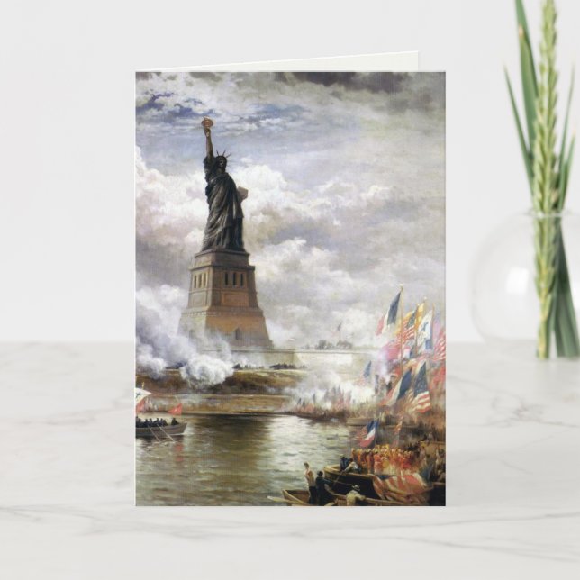 Greeting Card With Edward Moran Painting (Front)