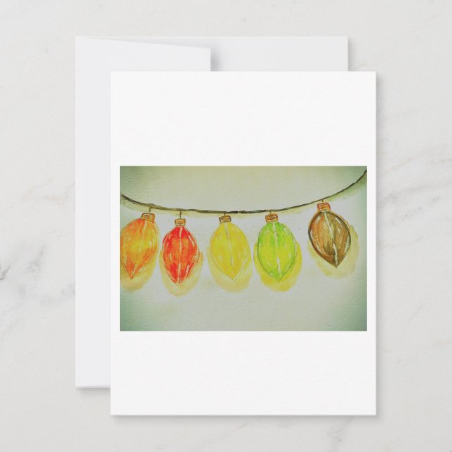 Greeting card with light. (Front)