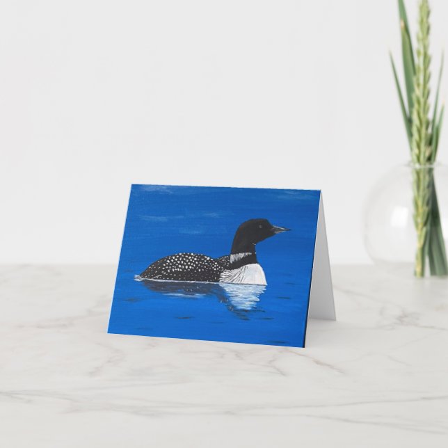 Greeting Card with Loon  (Front)
