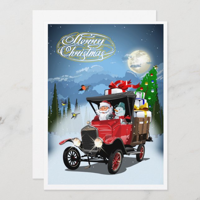 Greeting Christmas Card (Front/Back)