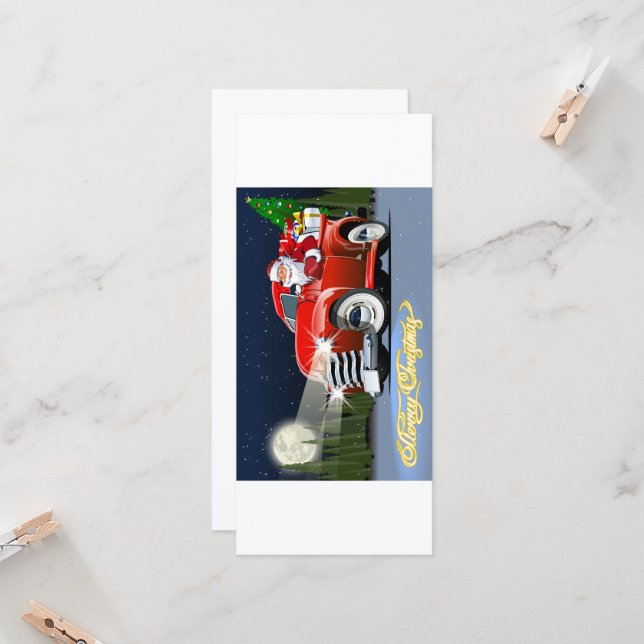 Greeting Christmas Card (Front/Back In Situ)