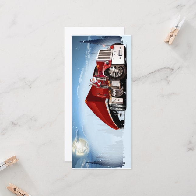 Greeting Christmas Card (Front/Back In Situ)