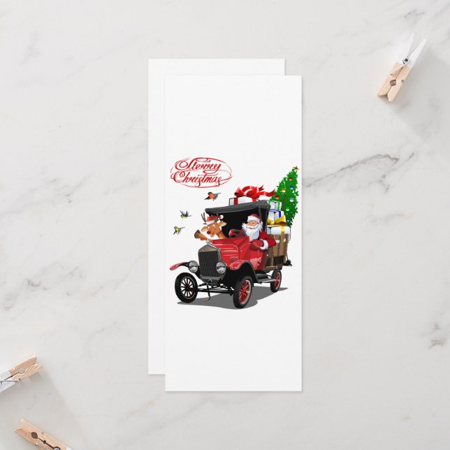 Greeting Christmas Card (Front/Back In Situ)