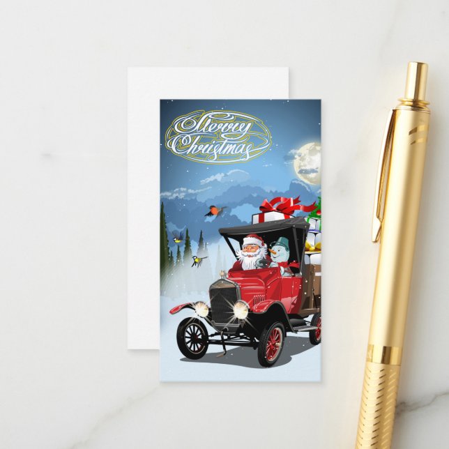 Greeting Christmas Card (Front/Back In Situ)