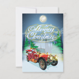 Greeting Christmas card