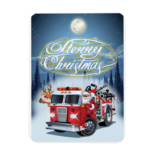 Greeting Chrustmas card Magnet (Vertical)