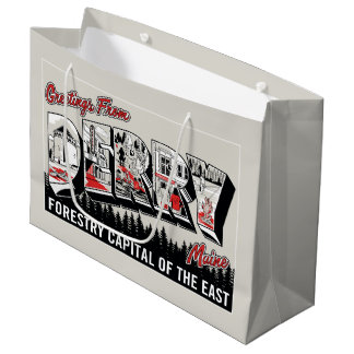 Greeting From Derry Maine Large Gift Bag